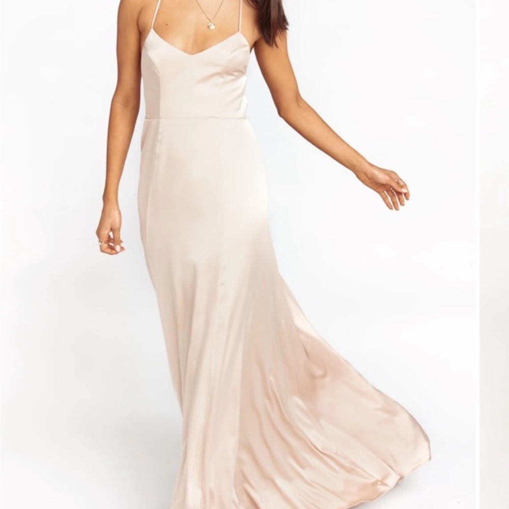 Show Me Your MuMu Tan Maxi Dress